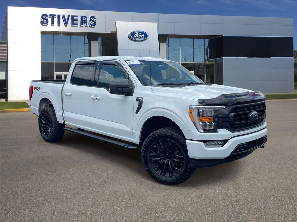 2023 Ford F-150 XLT in Oxford White — front three-quarter view