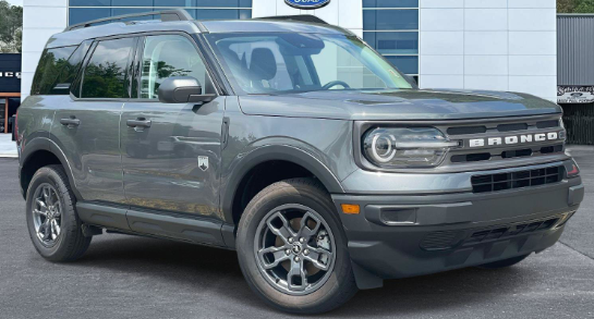 2024 Ford Bronco Sport Big Bend in Gray Metallic — front three-quarter view